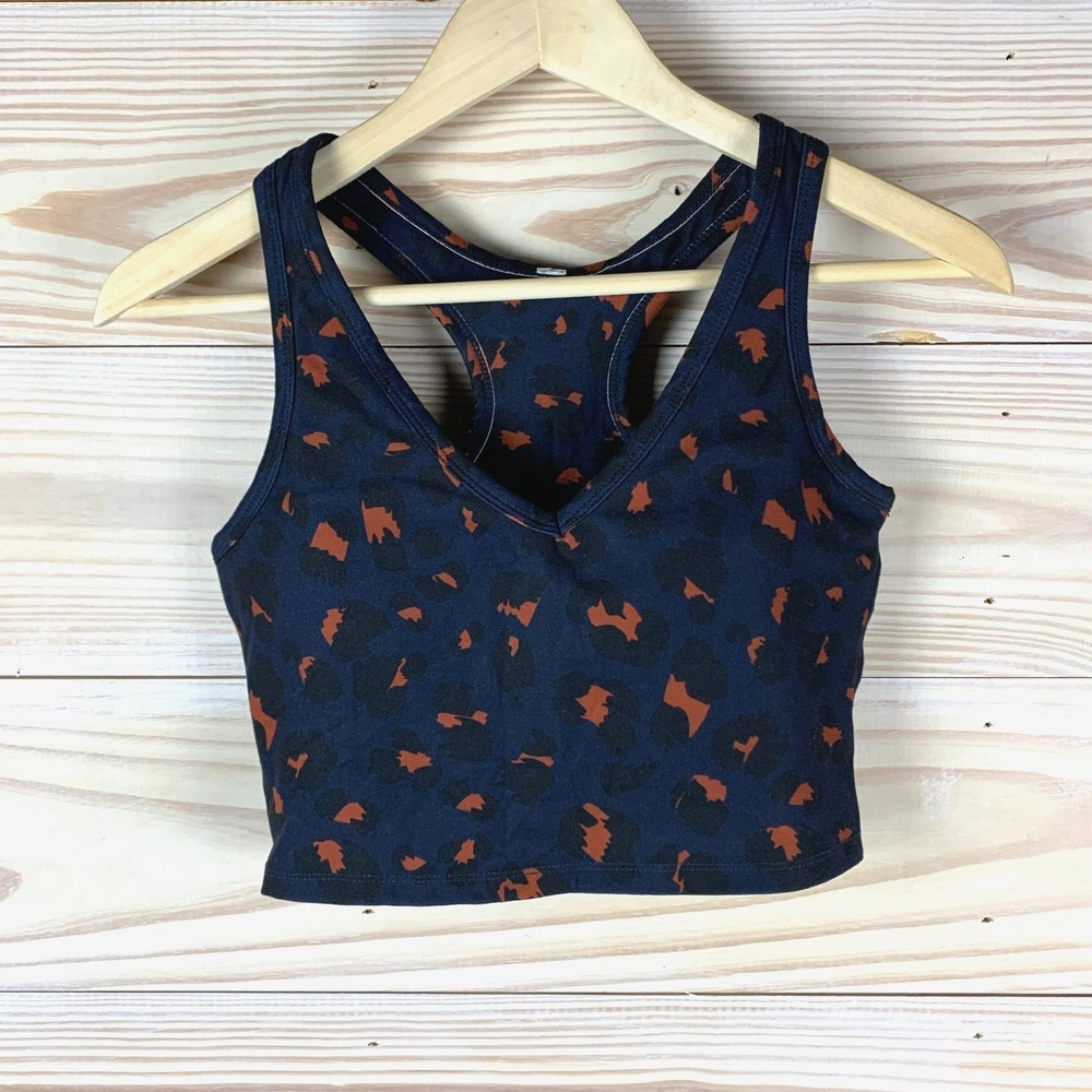 Sage Collective Active Crop Top Sports Bar Women Small‎ Racerback Gym